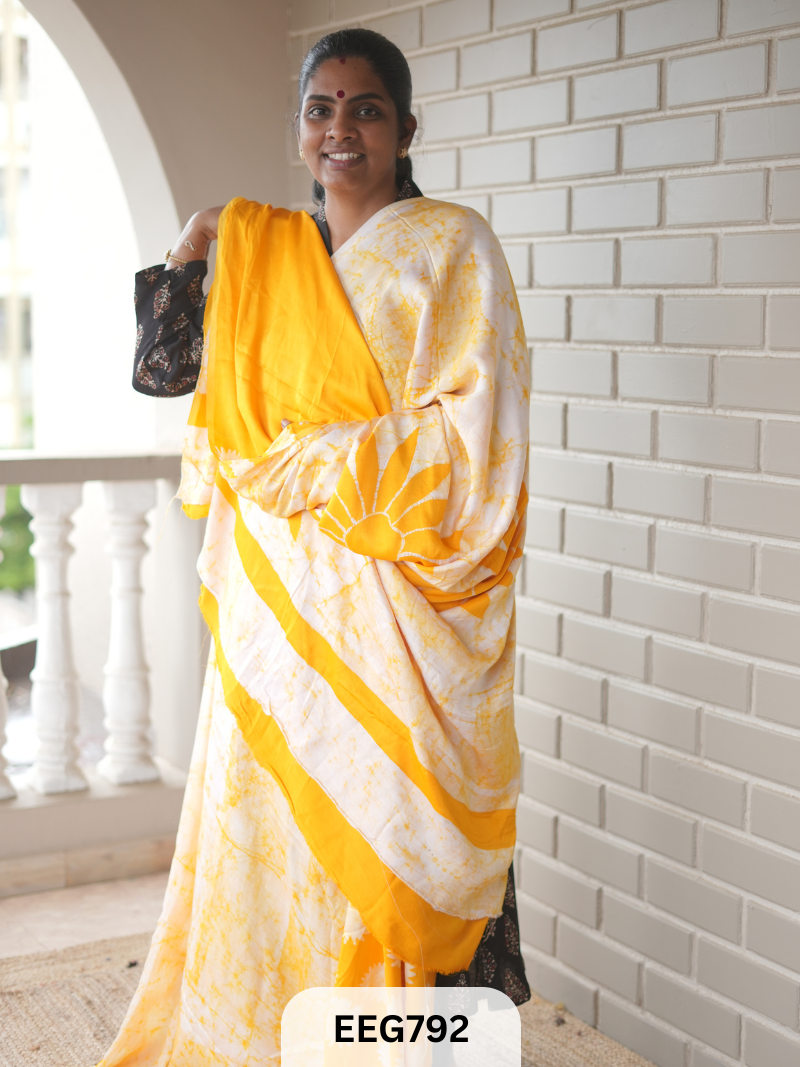 BATIK PRINT MODAL SAREE