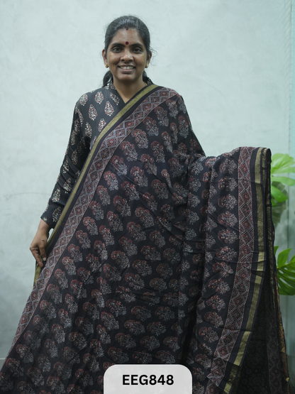 KOTA DORIA AJRAKH SAREE