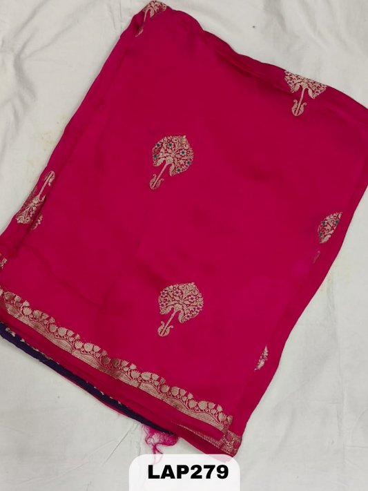 Banaras kora dupion silk saree
