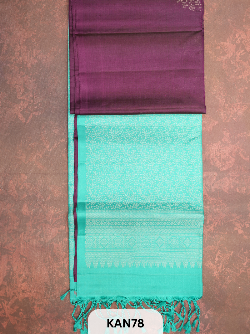 KANCHIPURAM HANDLOOM PURE SOFT SILK
