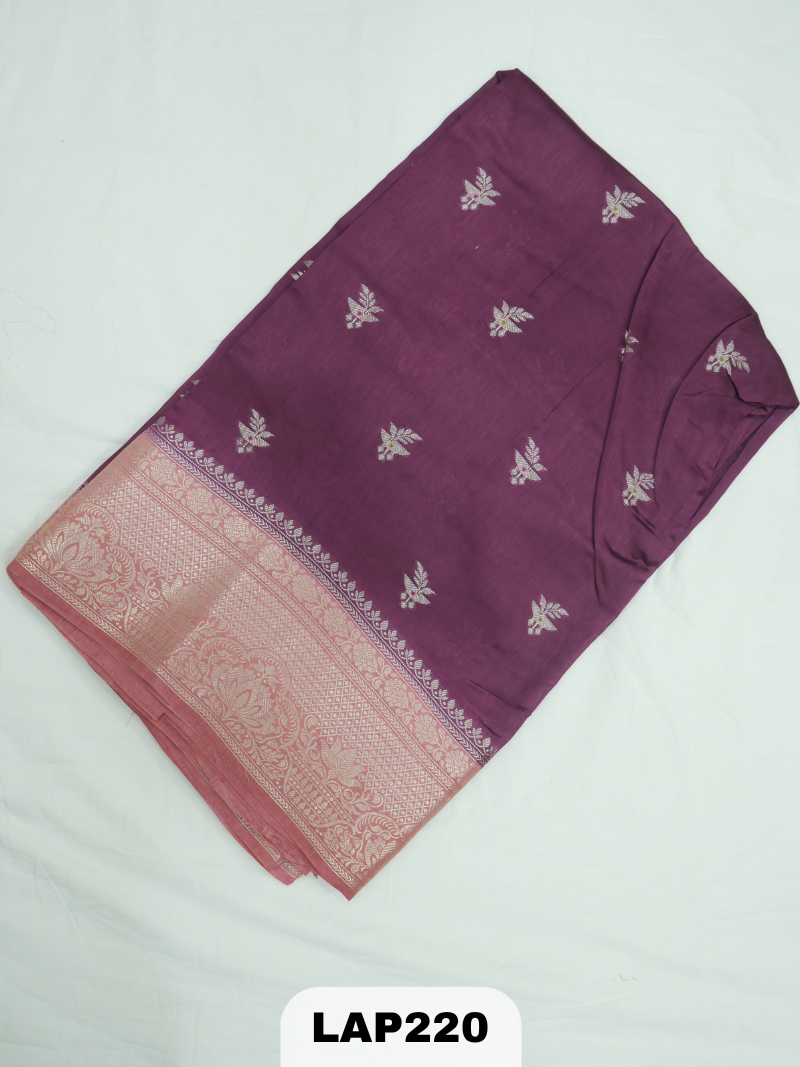 Banaras kora dupion silk saree