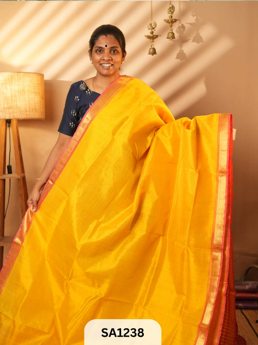 1. PURE HANDLOOM SILK COTTON SAREE-5