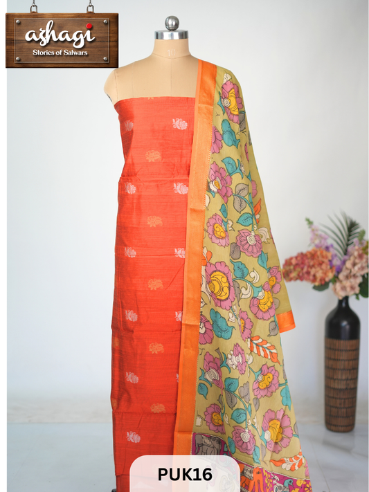 PENKALAMKARI SALWAR SUIT - 2PCS