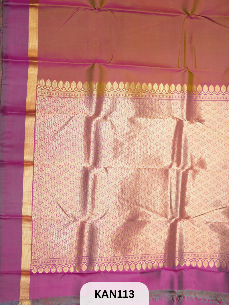 KANCHIPURAM HANDLOOM PURE SOFT SILK