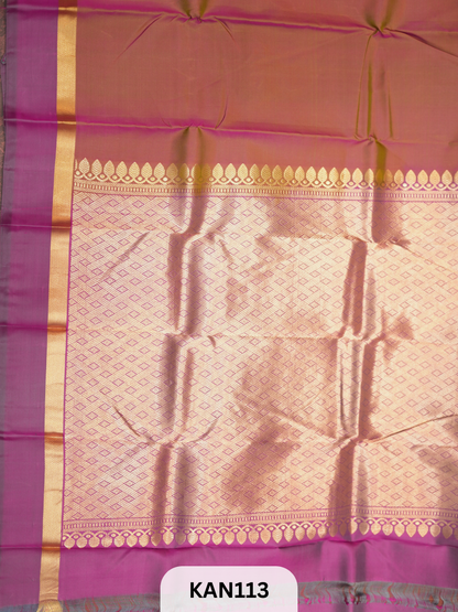 KANCHIPURAM HANDLOOM PURE SOFT SILK