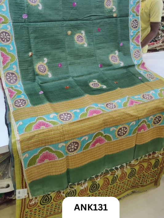 Pure Handloom baluchari Silk Saree