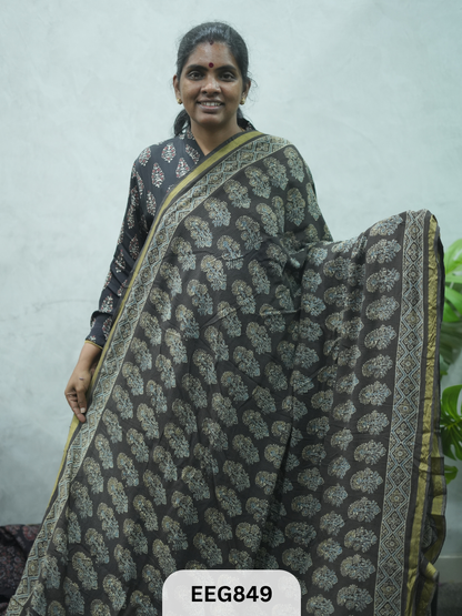 KOTA DORIA AJRAKH SAREE