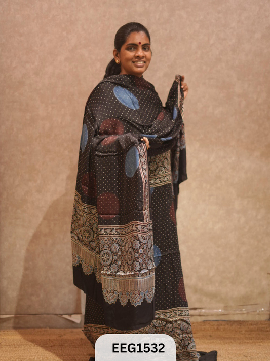 AJRAKH MODAL 2  PCS-UNSTITCHED