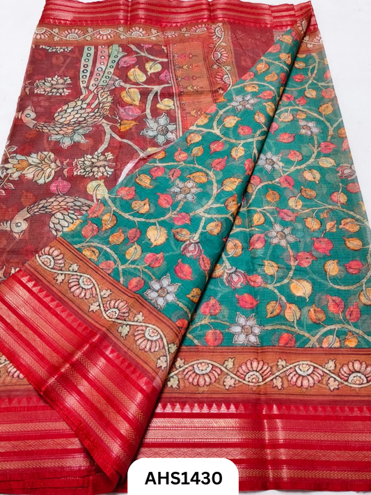 Pure Kota Cotton Digital Print Saree