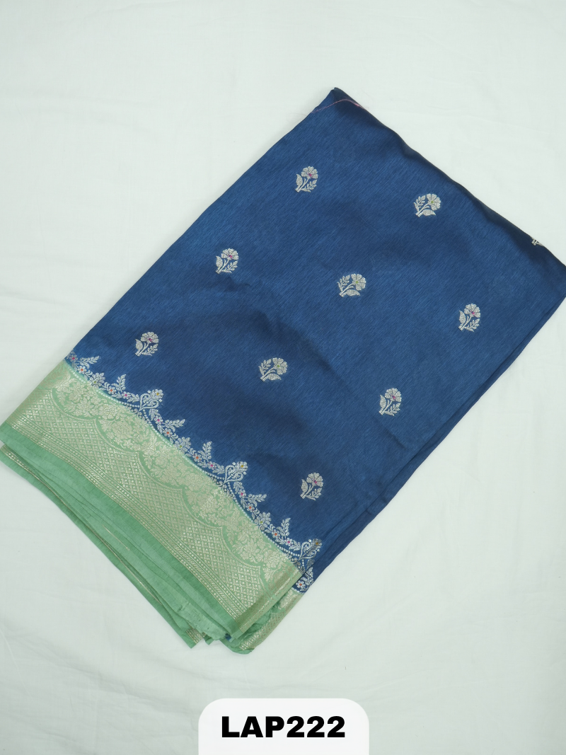 Banaras kora dupion silk saree