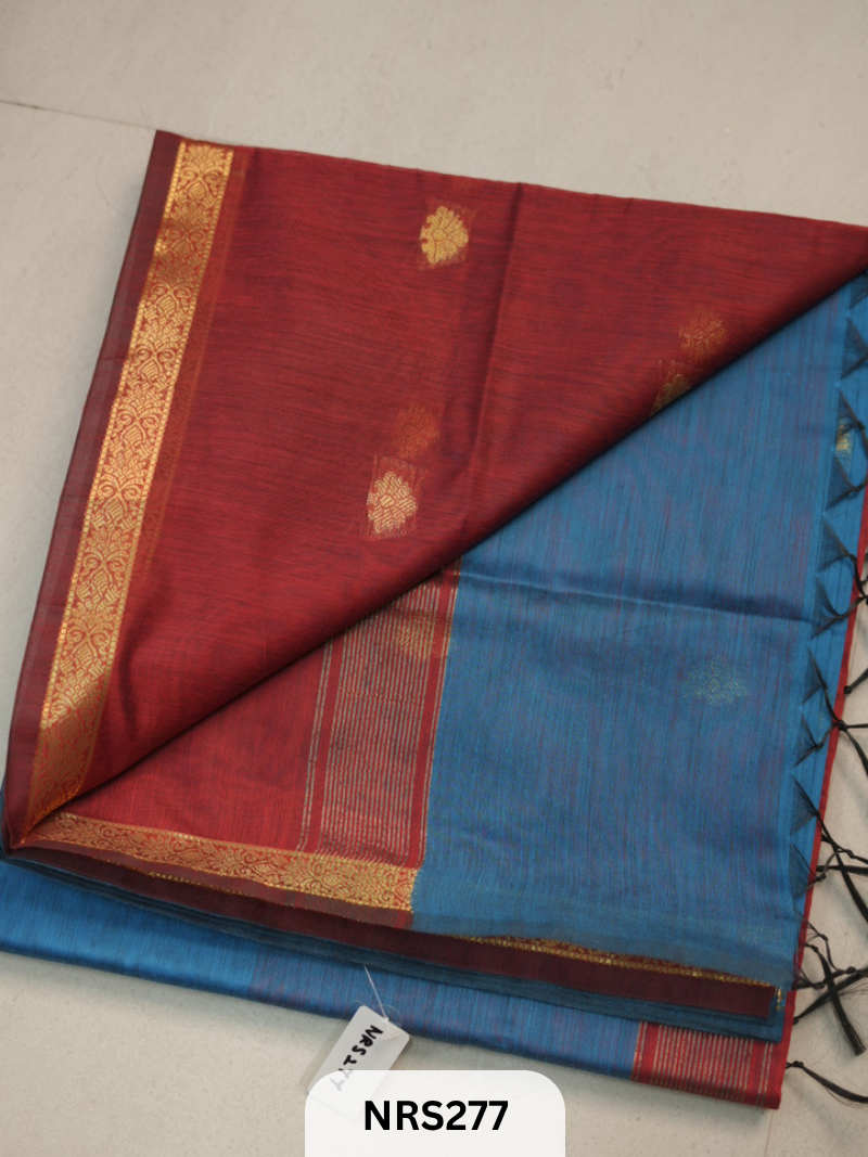 CHANDERI INSPIRED MAHESWARI SAREE