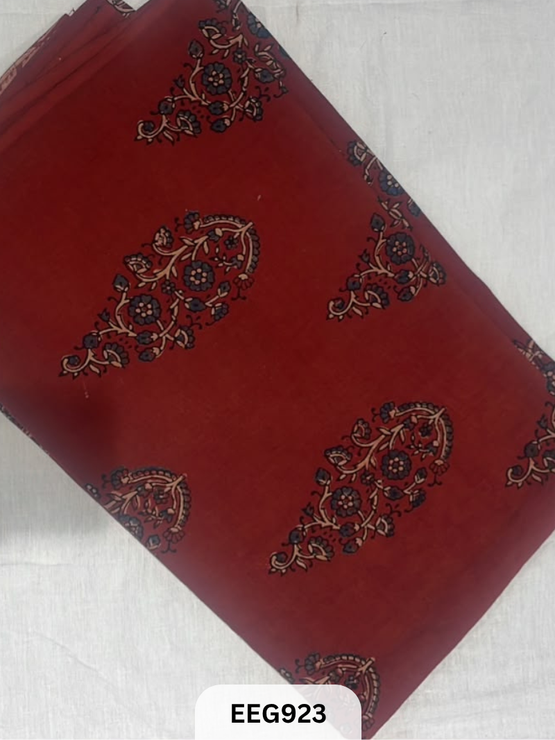 COTTON AJRAKH FABRIC-1MTR