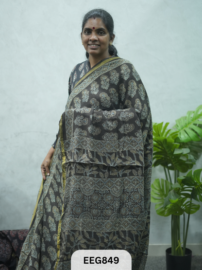 KOTA DORIA AJRAKH SAREE