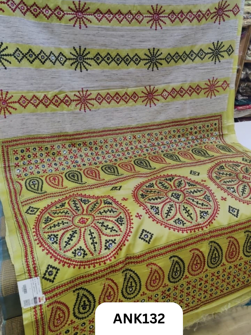 Pure Handloom baluchari Silk Saree