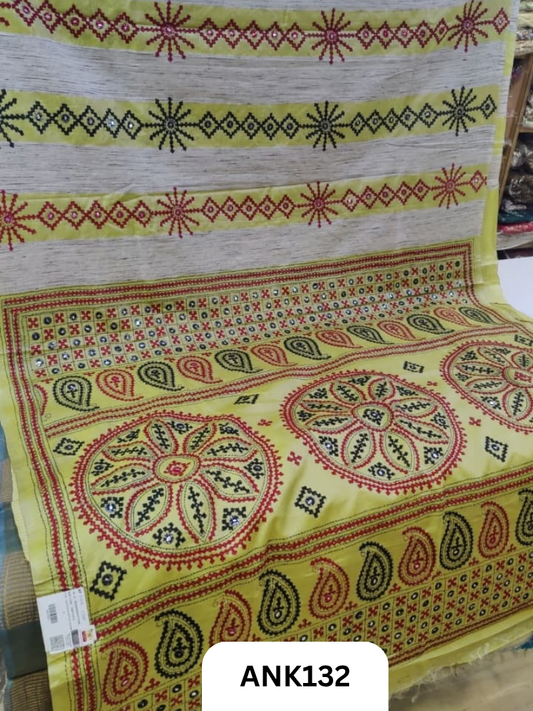 Pure Handloom baluchari Silk Saree