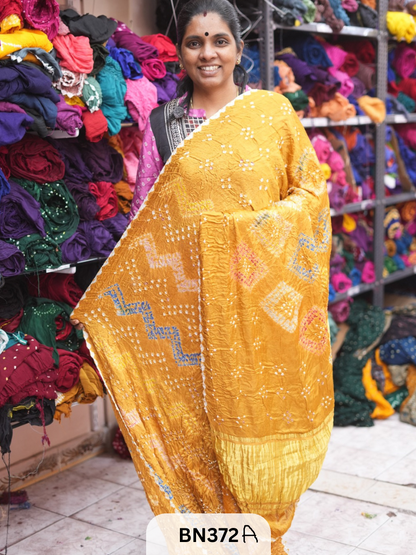 MODAL GAJI - SHIBORI WORK SAREE