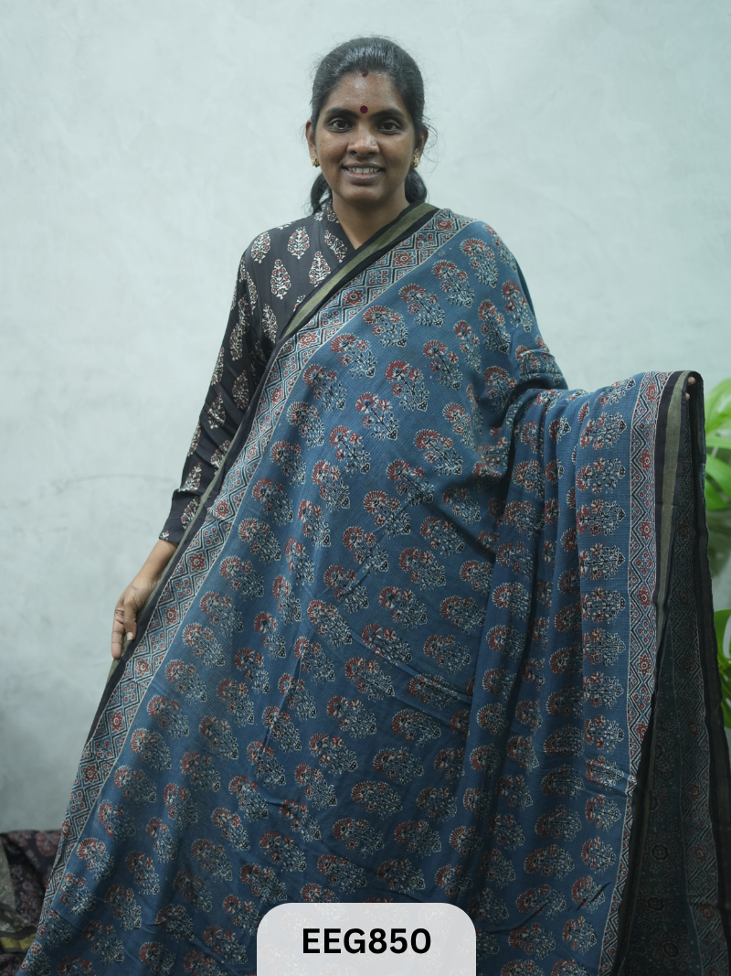 KOTA DORIA AJRAKH SAREE