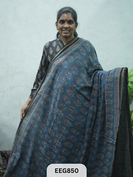 KOTA DORIA AJRAKH SAREE
