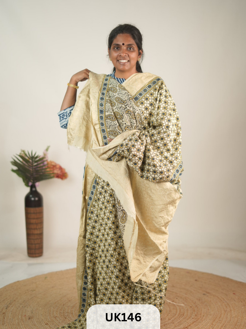 DOLA AJRAKH SAREE