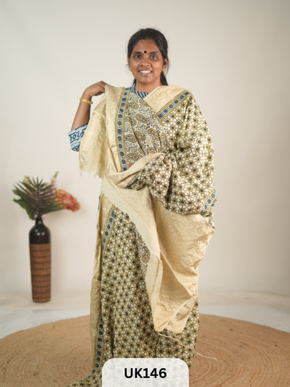 DOLA AJRAKH SAREE