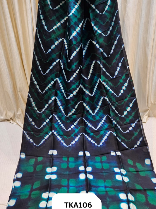 Pure Bishnupuri Silk - Shibori work saree
