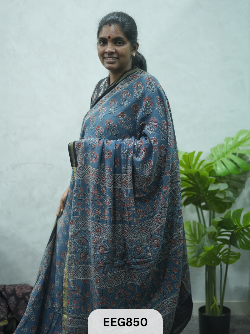 KOTA DORIA AJRAKH SAREE