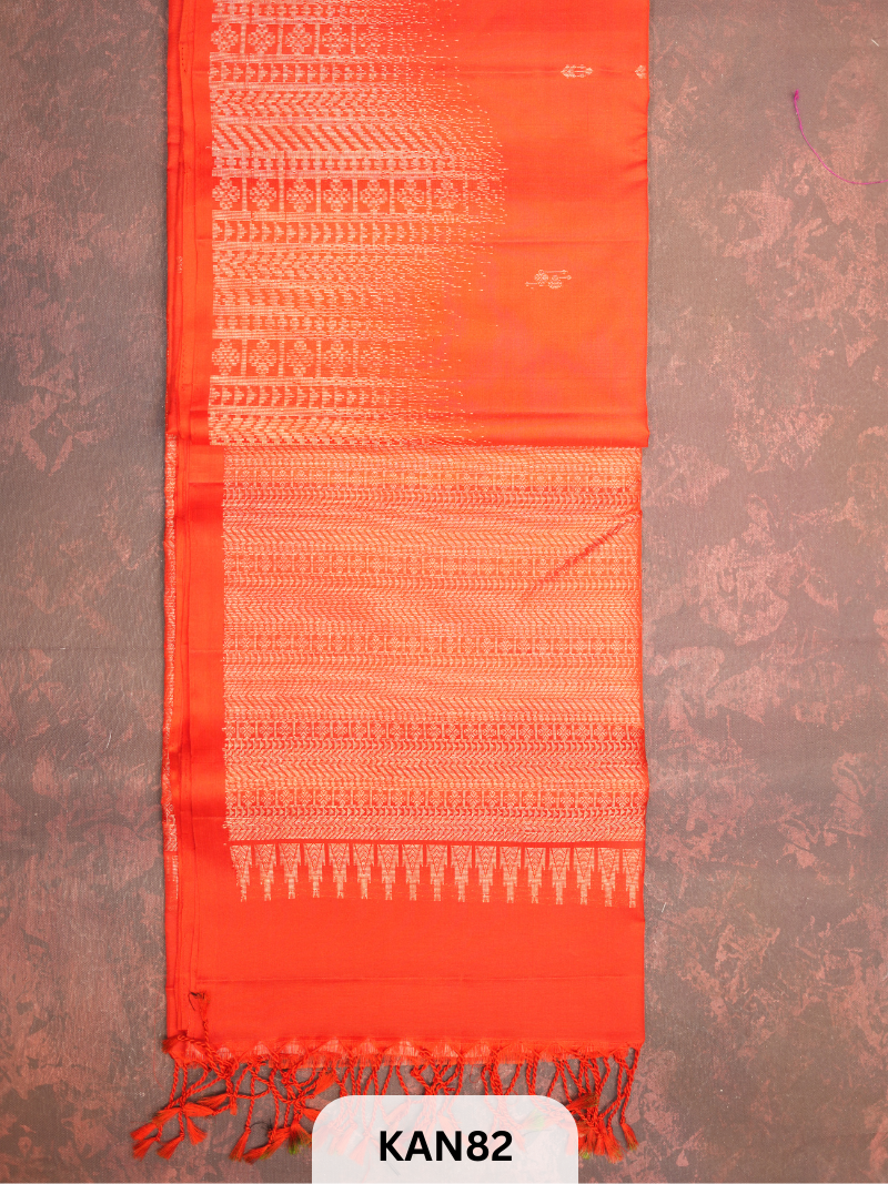 KANCHIPURAM HANDLOOM PURE SOFT SILK