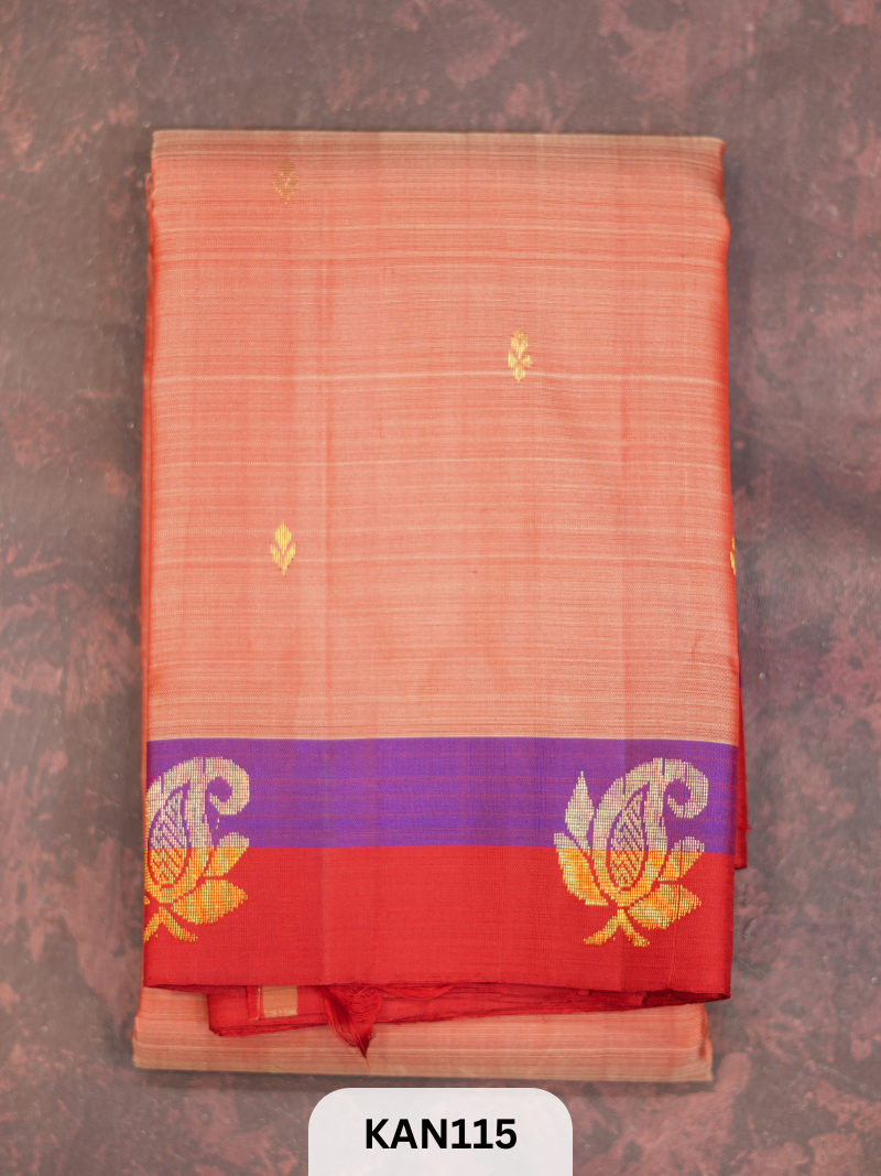 KANCHIPURAM BUTTA BORDER SAREE