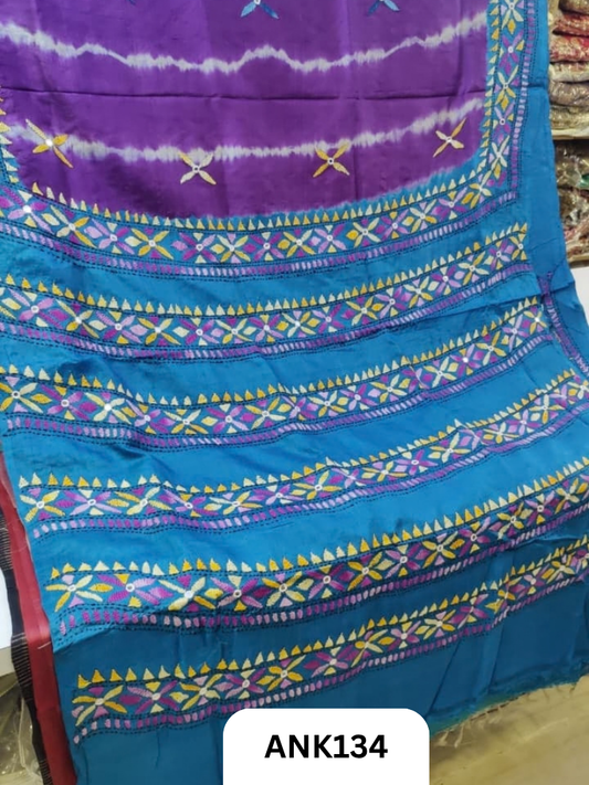 Pure Handloom baluchari Silk Saree