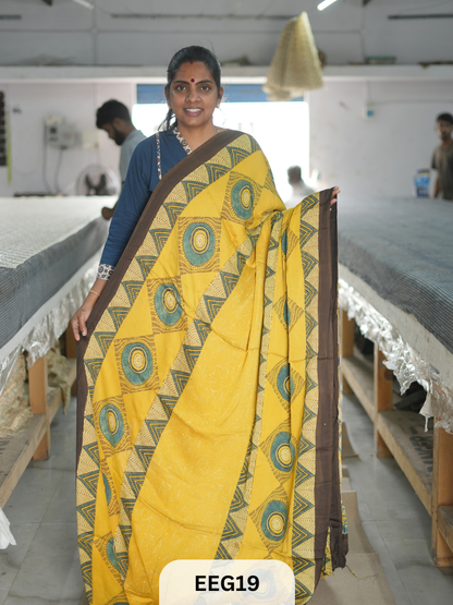 AJRAKH MODAL SAREE