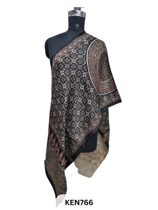 MASHRUSILK VEGETABLE DYE STOLES - LENGTH 2.15 MTR WIDTH 22