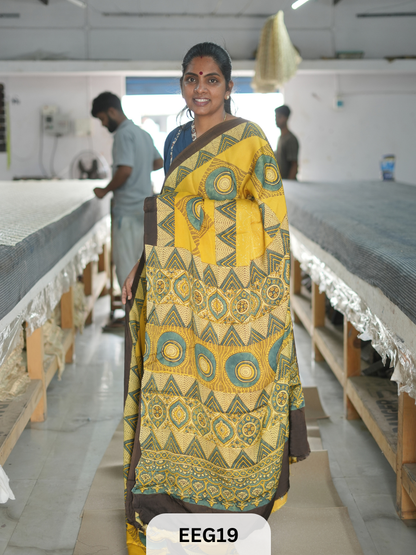 AJRAKH MODAL SAREE