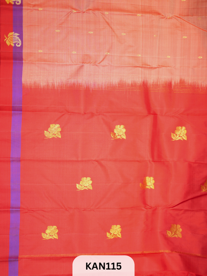 KANCHIPURAM BUTTA BORDER SAREE