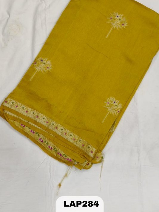 Banaras kora dupion silk saree