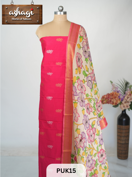 PENKALAMKARI SALWAR SUIT - 2PCS