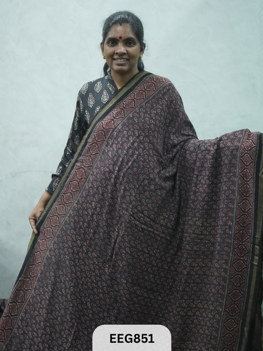 KOTA DORIA AJRAKH SAREE