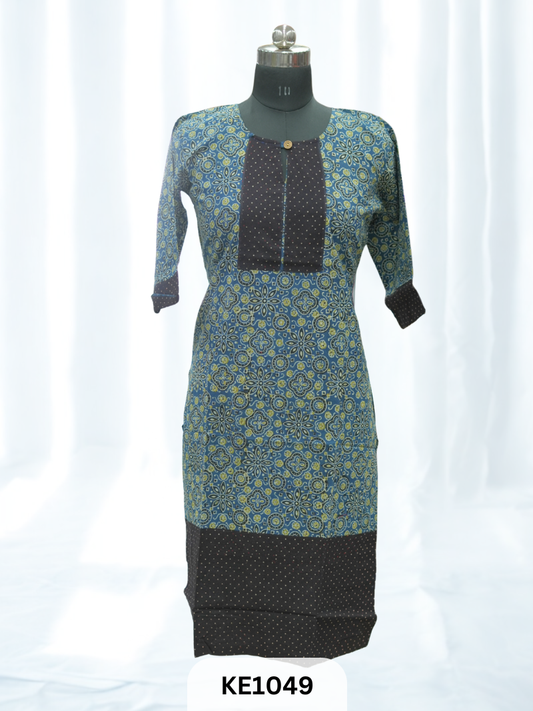 COTTON NATURAL KURTI