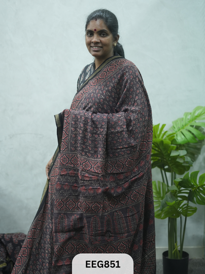 KOTA DORIA AJRAKH SAREE