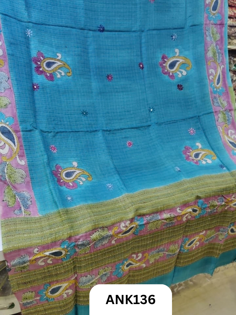 Pure Handloom baluchari Silk Saree
