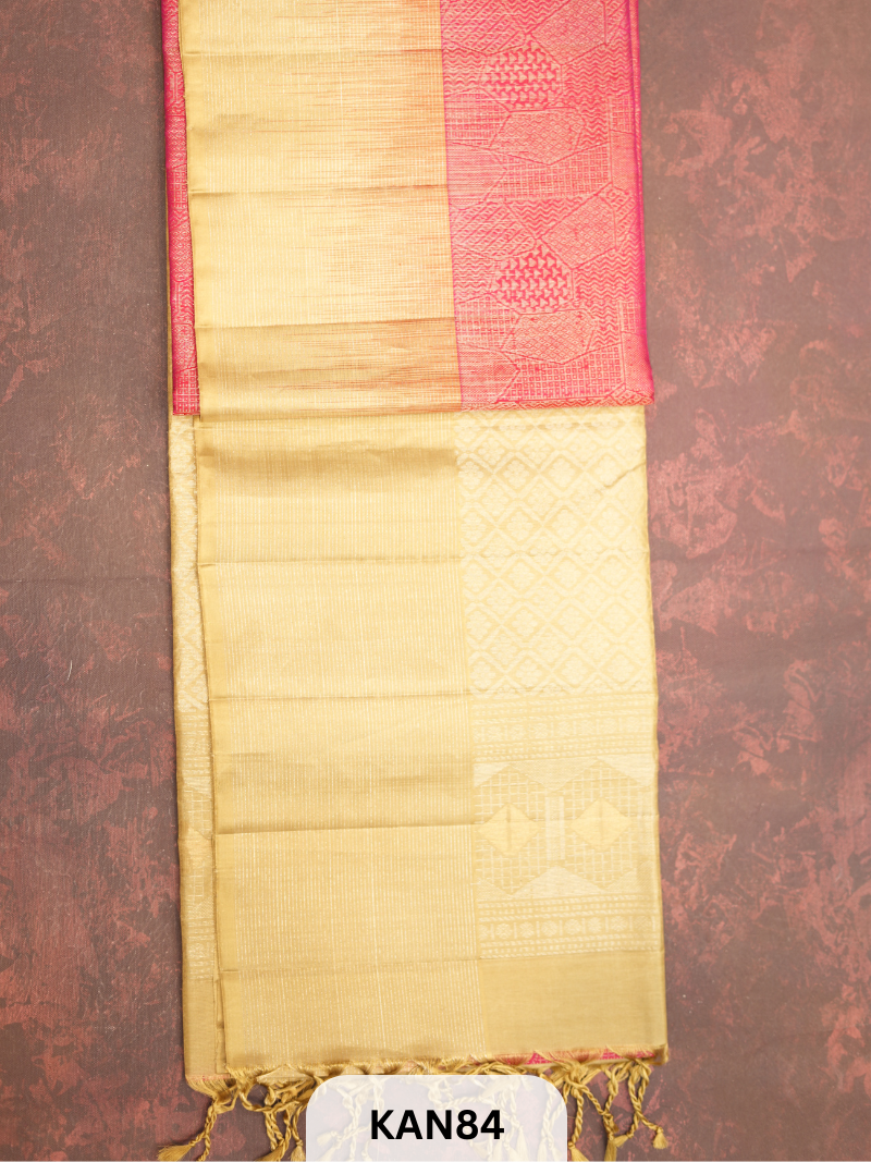 KANCHIPURAM HANDLOOM PURE SOFT SILK