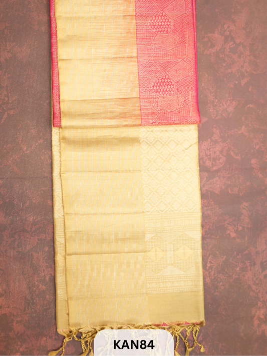 KANCHIPURAM HANDLOOM PURE SOFT SILK