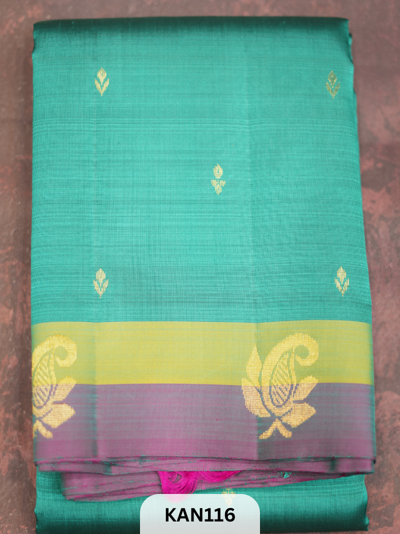 KANCHIPURAM BUTTA BORDER SAREE
