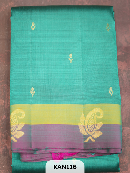 KANCHIPURAM BUTTA BORDER SAREE