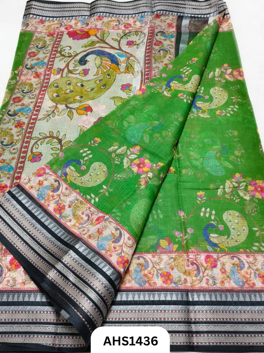 Pure Kota Cotton Digital Print Saree