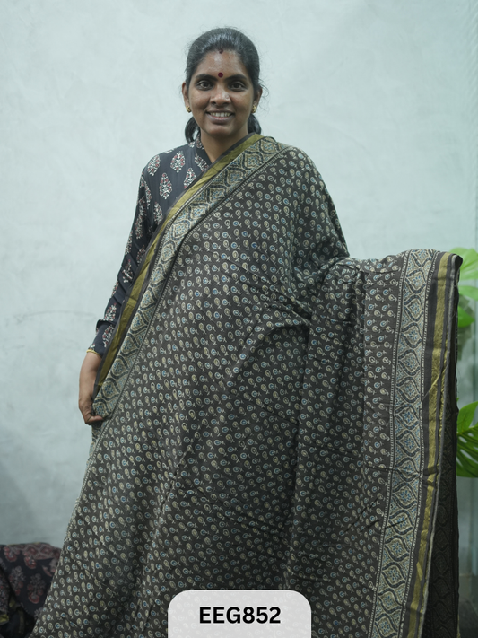 KOTA DORIA AJRAKH SAREE