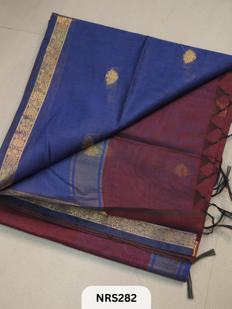 CHANDERI INSPIRED MAHESWARI SAREE