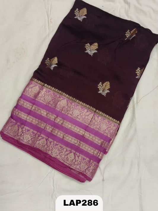 Banaras kora dupion silk saree