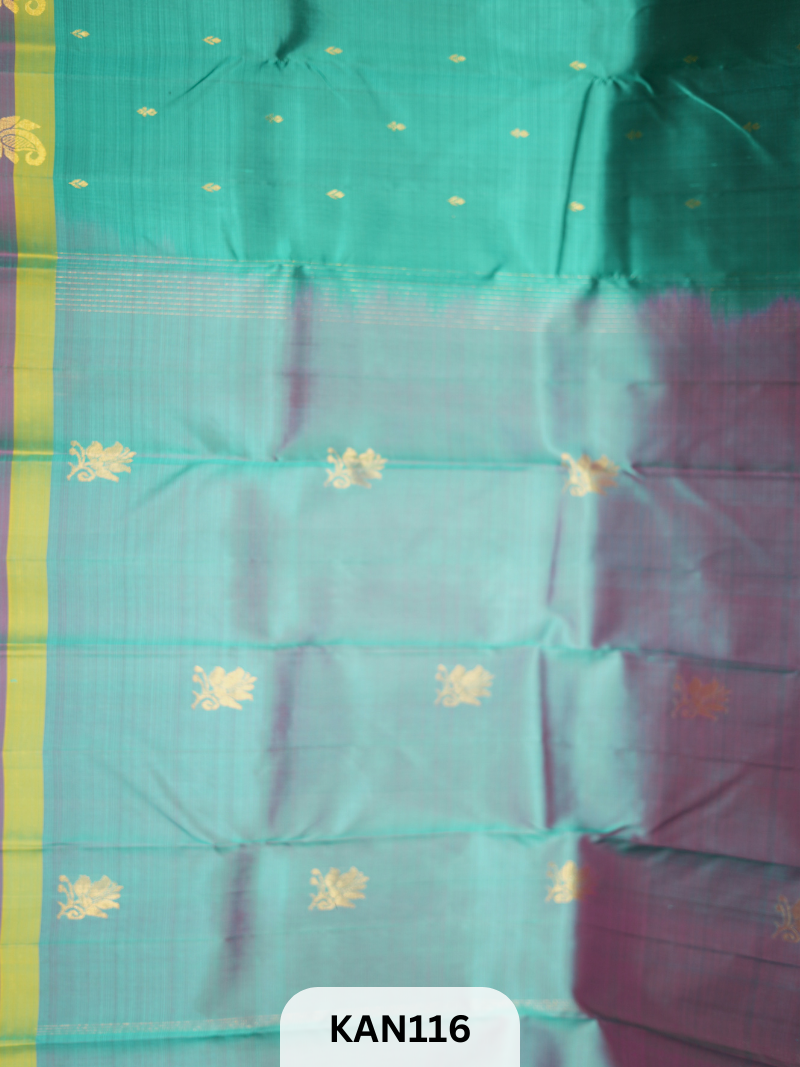 KANCHIPURAM BUTTA BORDER SAREE