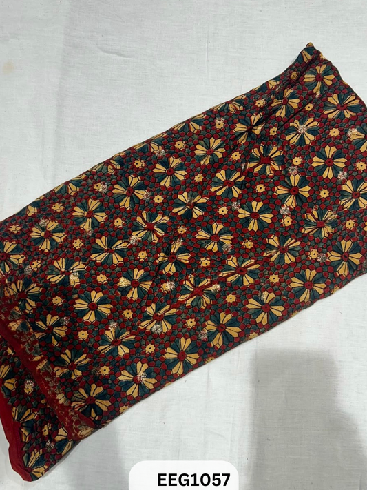 DOLA SILK AJRAKH FABRIC-1MTR