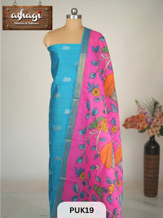 PENKALAMKARI SALWAR SUIT - 2PCS